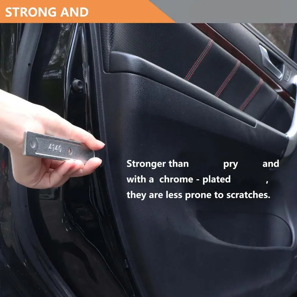 4140 Metal Pry Tool – Automotive Trim Removal Bar for Interior & Exterior Panels