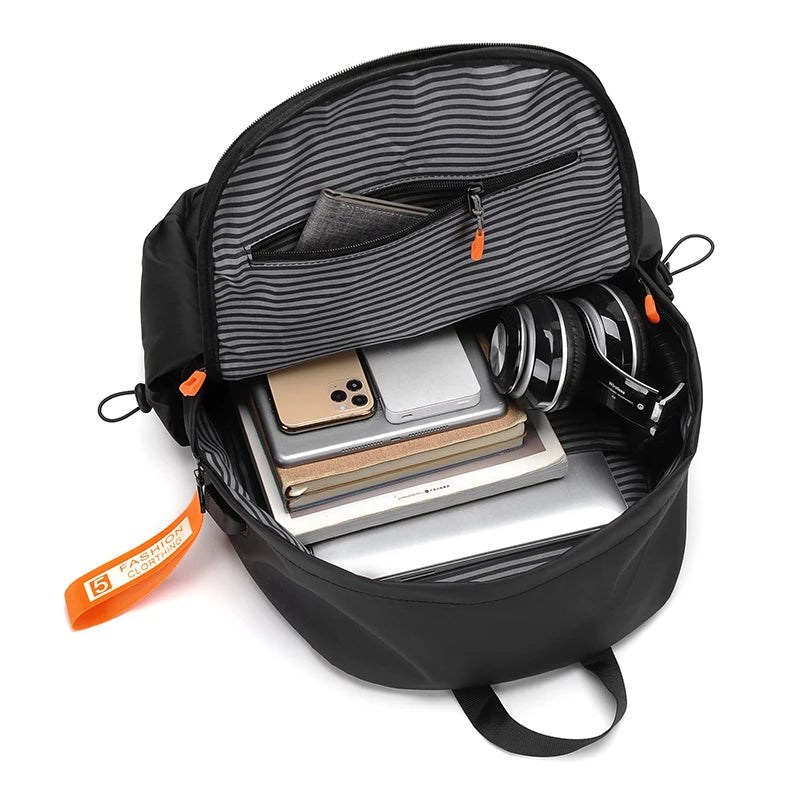 Luxury Men’s Backpack — High-Quality 15.6" Laptop Bag, Waterproof Travel & School Backpack, High-Capacity Fashion Bag