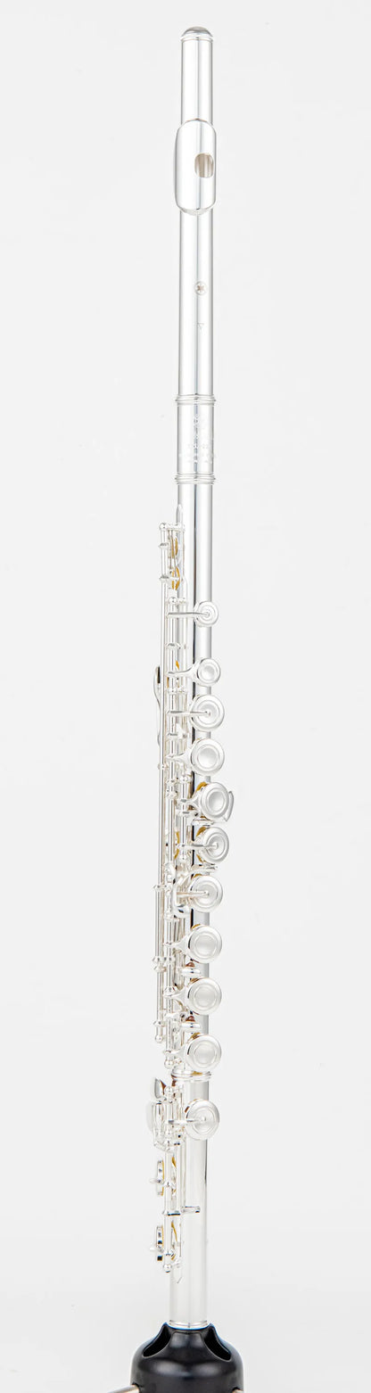 Top Japan Flute 222 - Professional Cupronickel C Key 16-Hole Silver-Plated Flute with Case & Accessories