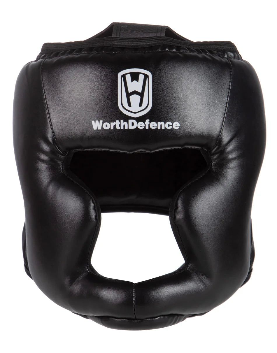 WOSWEIR Kickboxing Helmet – PU Protective Gear for Karate, Muay Thai, MMA, Sanda & Boxing – Adult & Kid Training Equipment