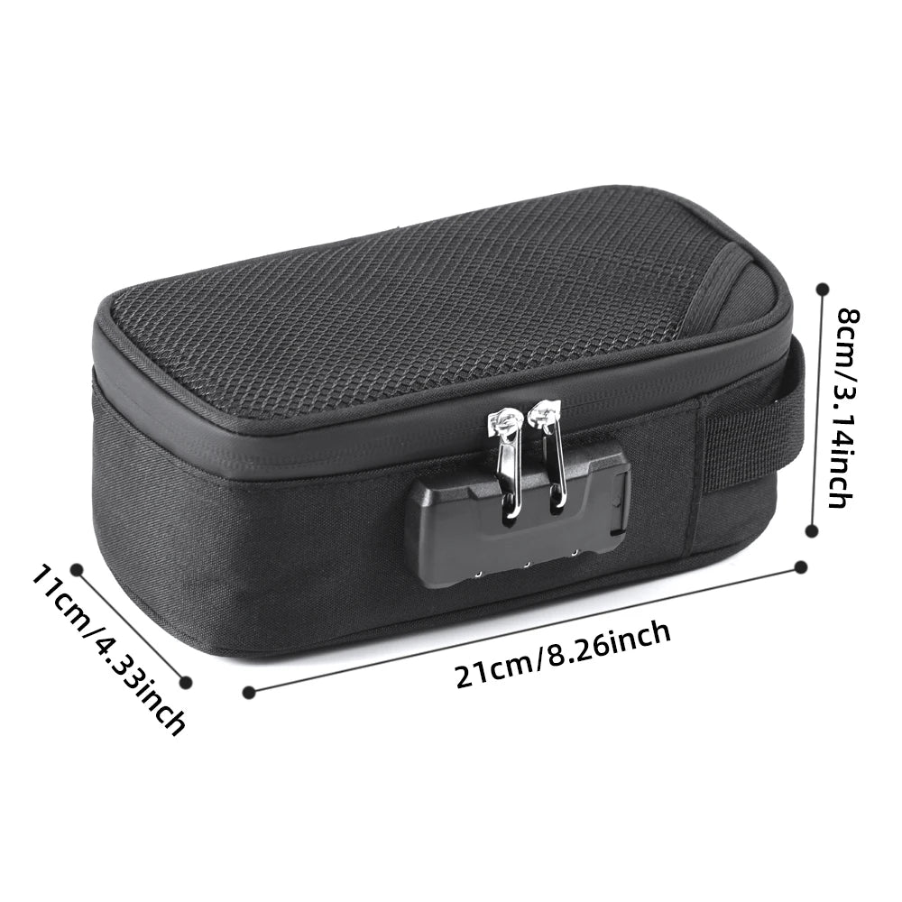 FIREDOG Large-Capacity Smell-Proof Bag – Lockable Activated Carbon Deodorant Portable Pipe Storage Bag
