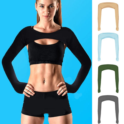 Women’s Summer Ice Silk Shawl – Long Sleeve Sunscreen Arm Sleeves & Cropped Outdoor Cardigan