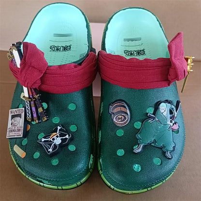 Unisex Cartoon Cave Shoes - Breathable Non-Slip Thick Sole Beach Sandals for Men & Women
