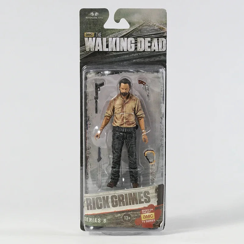 The Walking Dead Action Figure Collection - Abraham Ford Rick Grimes Michonne Governor PVC Model Doll Toys