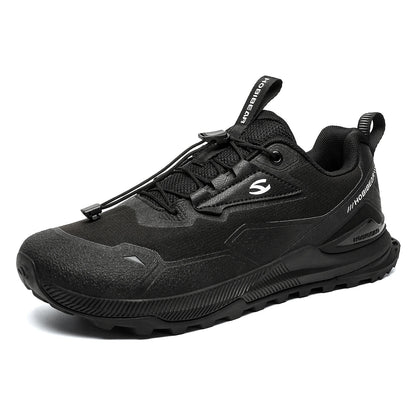 HOBIBEAR Hiking & Walking Shoes — Men’s & Women’s Non-Slip Elastic Band Sneakers, Comfortable Outdoor Running Shoes