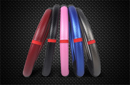 Fashion Universal Car Steering Wheel Cover — Breathable, Anti-Slip, 37-38cm Car Accessory