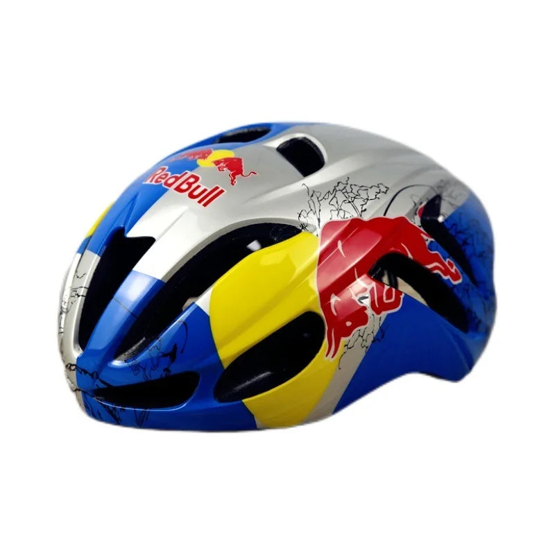 Red Bull Bicycle Helmet — Breathable Sports Helmet for Cycling, Scootering & Skating