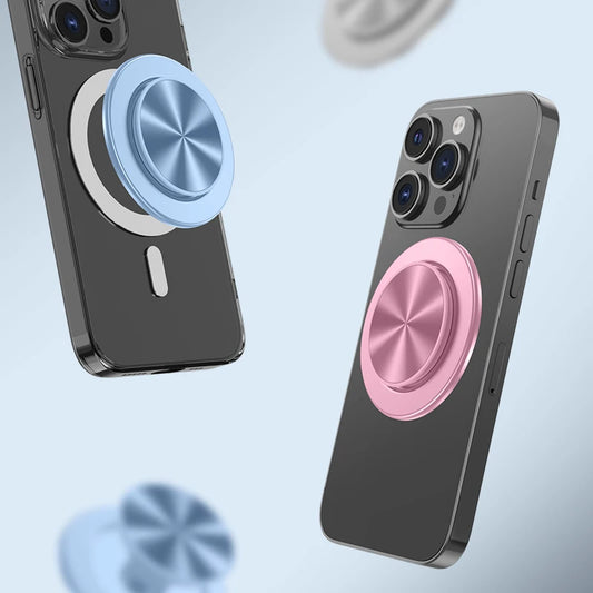 Socket Magnetic Phone Ring Grip - Strong Magnet Holder for iPhone 15, 14, 13, 12 Series, Foldable Phone Stand