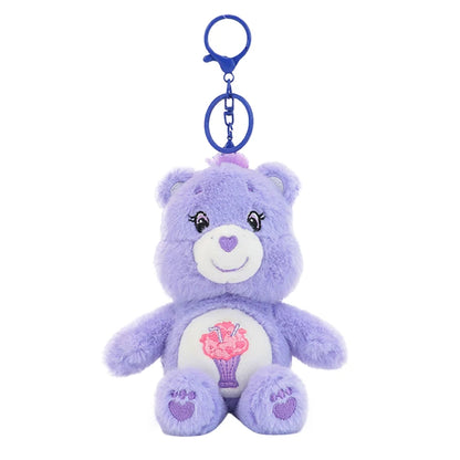 Care Bears Plush Keychain - 15cm Squeaky Bear Pendant for Backpack & Luggage Gift