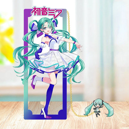 Hatsune Miku Metal Bookmarks – Perfect Gift for Anime Fans, Two-Dimensional Anime Figure Stationery