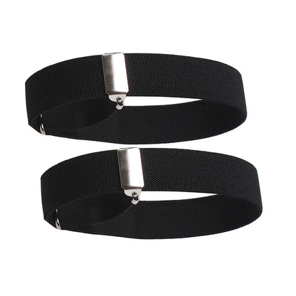 Elastic Adjustable Shirt Sleeve Garter for Men | Business Arm Band Sleeve Bracelet | Anti-Slip Cuff Holder Armband