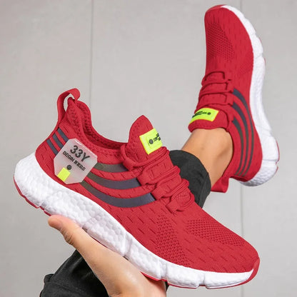 2024 Men's Breathable Sneakers – Comfortable Casual Running & Tennis Shoes for Summer