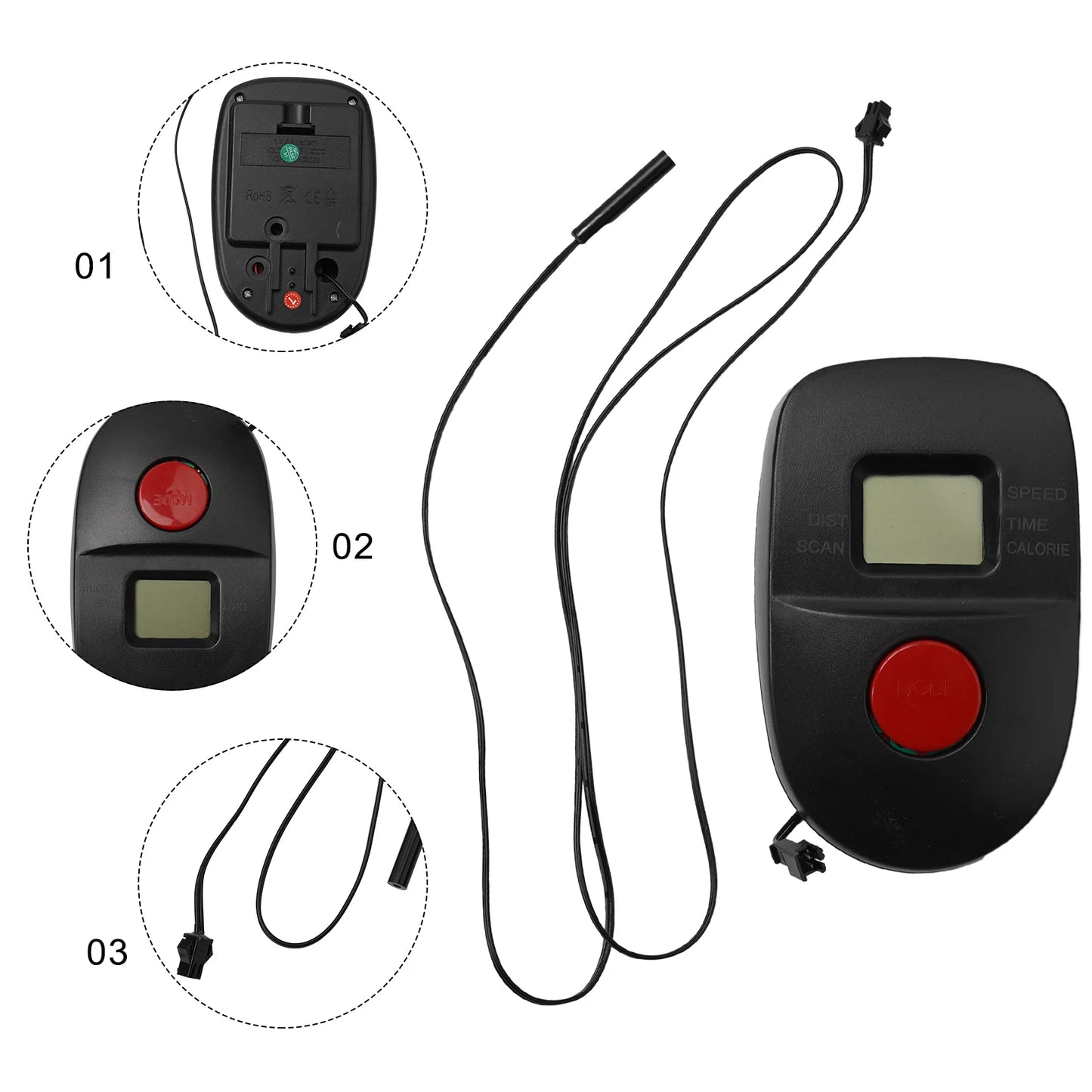 Brand New Sporting Goods Speedometer – Walking Machine & Abdominal Exercise Bike Speedometer for Waist Training