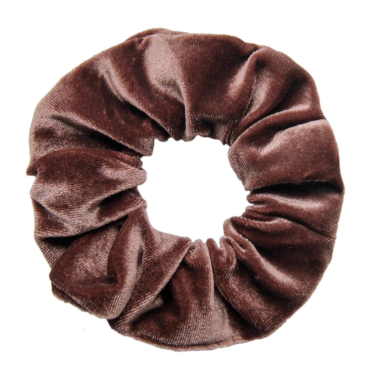 10/6/1Pcs Velvet Hair Scrunchies Set for Women – Solid Color Elastic Ponytail Hair Bands & Headband Accessories (Black Pack)