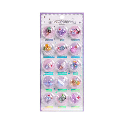 3D Capsule Glue Stickers – Kawaii DIY Diary, Mobile Phone & Camera Decoration, Cute Relief Stickers