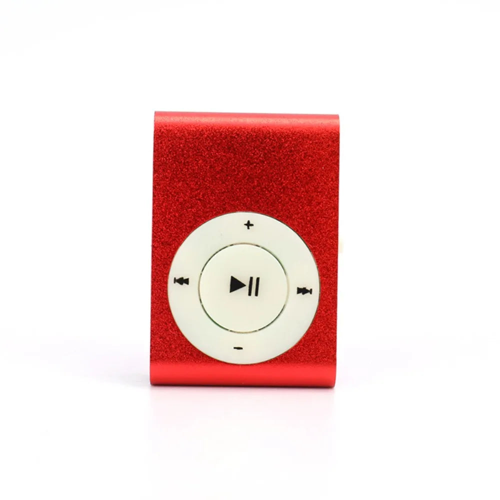 Mini Clip MP3 Player – Portable USB Music Player with TF Card Support, Stylish & Colorful Walkman Design