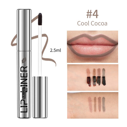 Peel Off Lip Stain Pencil - Matte Waterproof Long Lasting Smudge Proof Lip Liner Tattoo Makeup