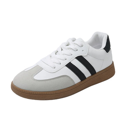 Women’s Casual Lace-Up Shoes | Lightweight Anti-Slip Flat Sneakers for Outdoor Walking