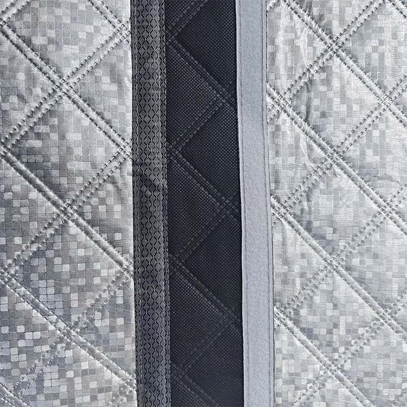 Side Zipper Cotton Curtain — Double-Layer Thickened, Windproof & Cold-Resistant Home Curtain, Customizable