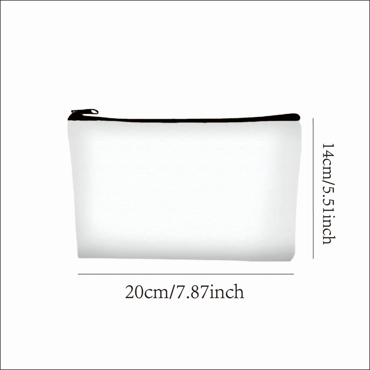 Chic Canvas Cosmetic Pouch – Durable Travel Makeup Organizer & Stylish Gift for Teachers