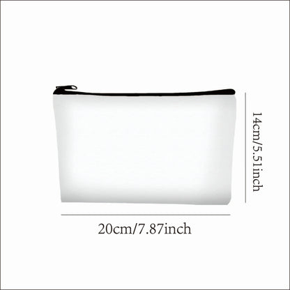 Chic Canvas Cosmetic Pouch – Durable Travel Makeup Organizer & Stylish Gift for Teachers