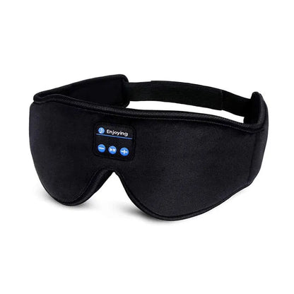 Bluetooth Sleeping Headphones Eye Mask - Soft, Comfortable Wireless Music Earphones for Sleep