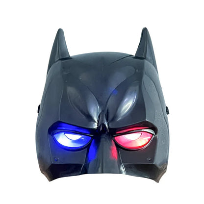 Spider-Man LED Cosplay Mask – Iron Man, Hulk & Captain America Superhero Costume Prop for Halloween Party