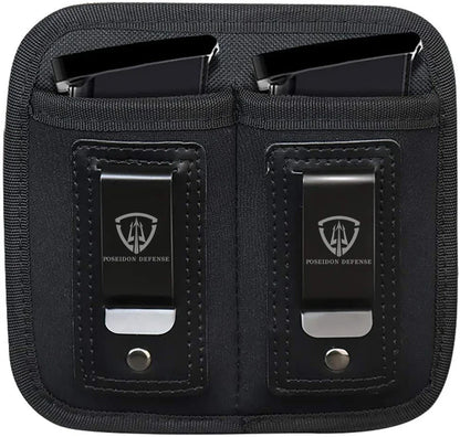 9mm .40 .45 Pistol Magazine Pouch – Single/Double Stack Holster, Concealed Carrier for Glock, S&W M&P, Sig Sauer, 1911, Beretta