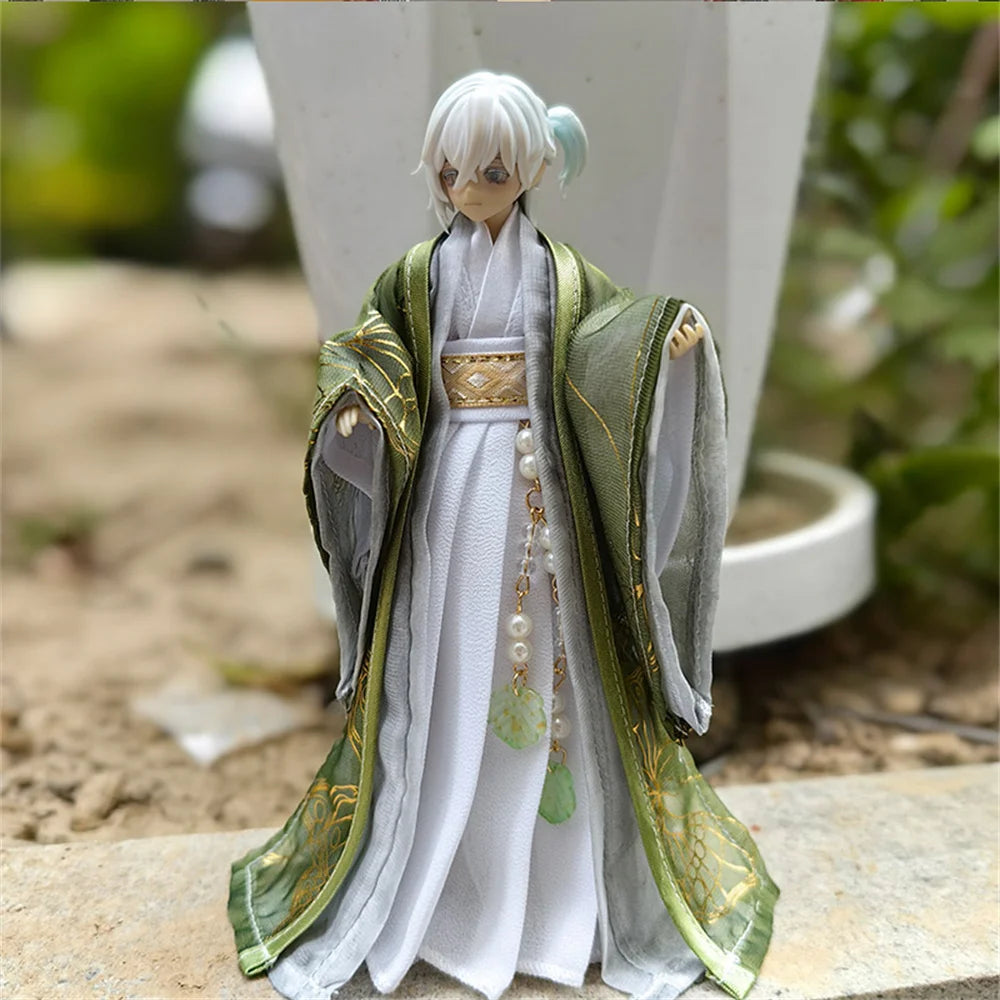 1/6 Scale Classic Ancient Style Immortal Hero Doll Outfit – Elegant Traditional Scholar Hanfu for 12-Inch Male Action Figures
