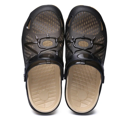 MAEDEF Men’s Summer Slippers – Anti-Slip, Wear-Resistant Comfortable Beach & Home Sandals