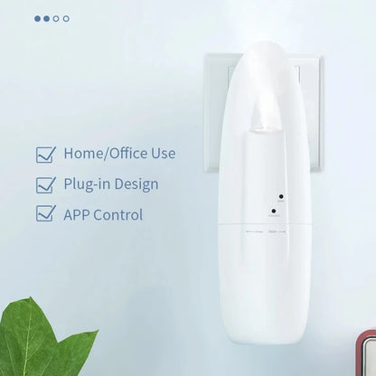 Plug-in Wall Fragrance Diffuser - Hotel Air Freshener, Bluetooth Essential Oil & Electric Aroma Diffuser Machine