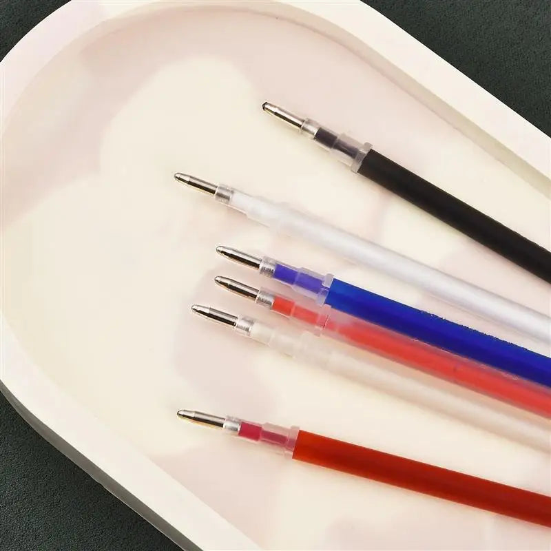 10Pcs Heat Erasable Fabric Marker Pens — Temperature Disappearing Pens for DIY Sewing, Craft & Fabric Marking