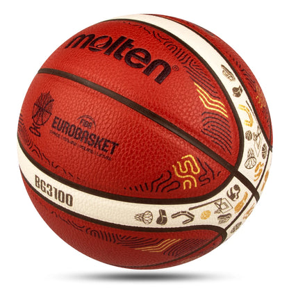 2025 Molten Basketball — Official Size 5/6/7 PU Indoor & Outdoor Ball for Men, Training, Match & Team Games