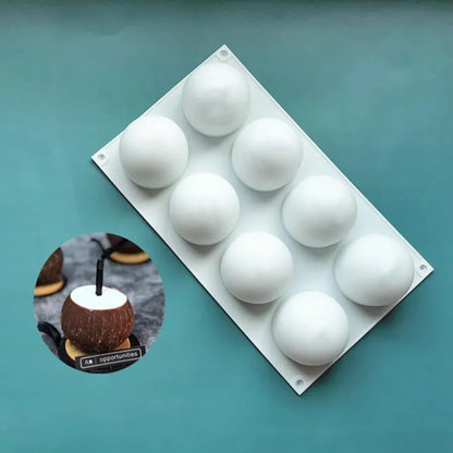 3D Fruit Shape Silicone Cake Mold — French Dessert Baking Tools for Brownies, Mousse & Pastry Decoration