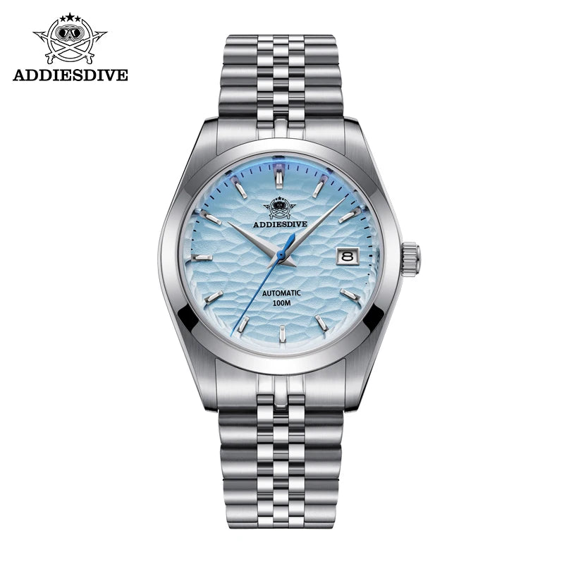 ADDIESDIVE 2024 Luxury Couple Watches – Sapphire Crystal Automatic Mechanical NH35A Steel Wristwatch for Men & Women Gift