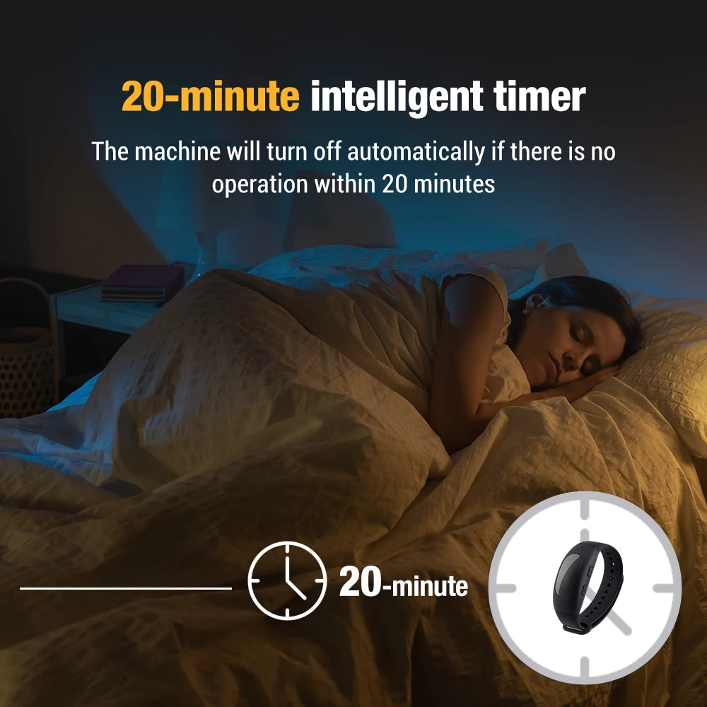 Intelligent Electronic Sleep Device – Microcurrent Pulse Rest Hypnosis Wristband for Insomnia and Anxiety Relief
