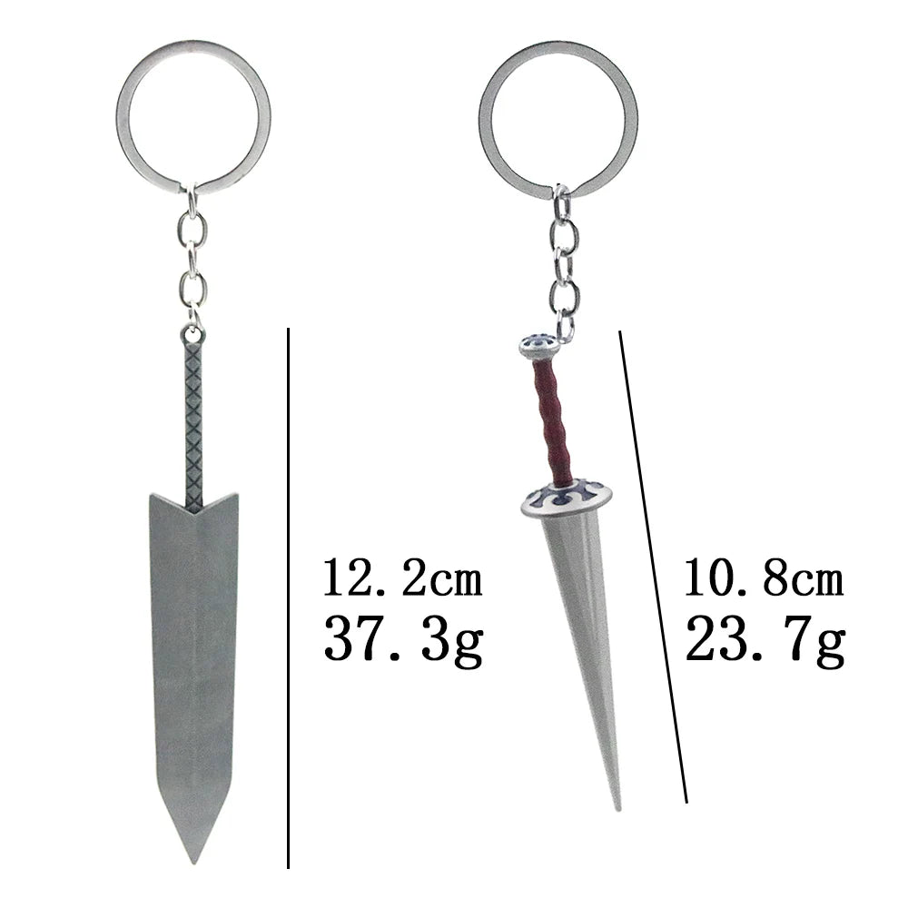 Seven Deadly Sins Escanor Rhitta Axe Keychain - Divine Axe Bottle Opener Keyring Anime Gift Accessory