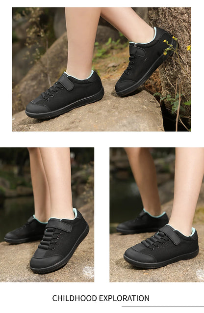 Children's Wide Barefoot Shoes – Anti-Slip Sports & Casual Shoes for Boys and Girls