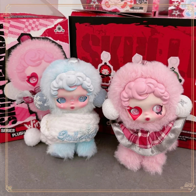 Skullpanda Winter Music Series Blind Box Plush Keychain – Cute Action Figure Toy Gift