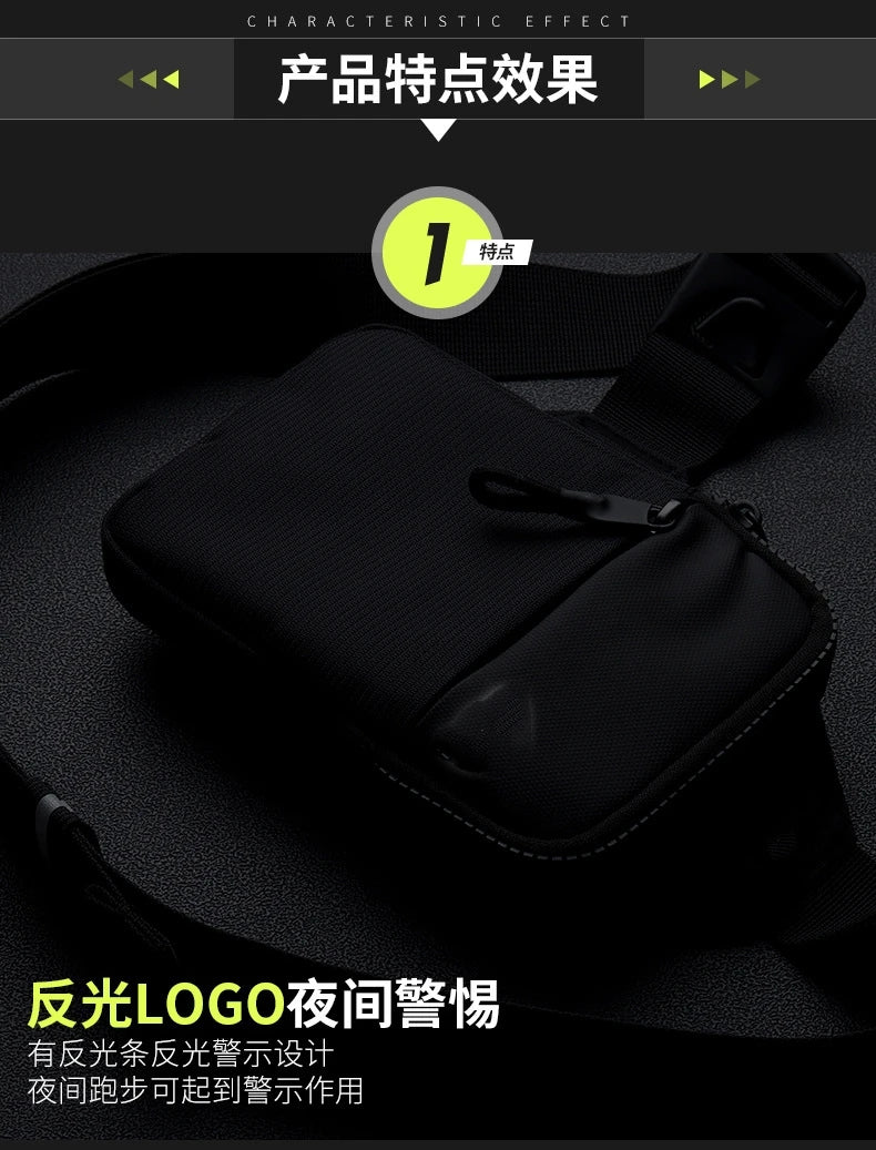 New Men & Women’s Chest Bag – Casual Crossbody Sports & Leisure Bag with Large Capacity