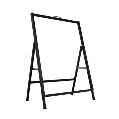 Black A-Frame Sidewalk Sign Stand – Floor Standing Advertising Poster Board Display for Shop, Street & Outdoor Marketing