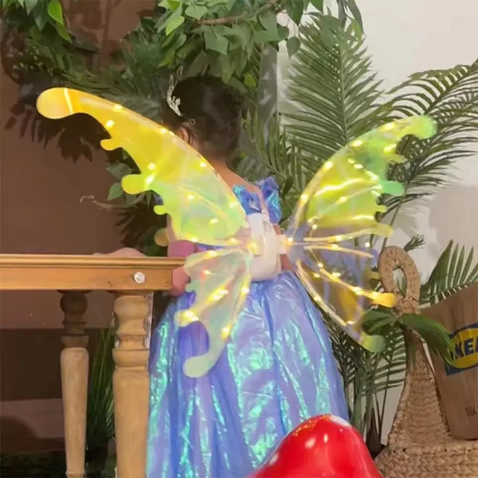 Electric Butterfly Wings Toy – Music & Light Glowing Fairy Wings for Kids Boys & Girls Gift