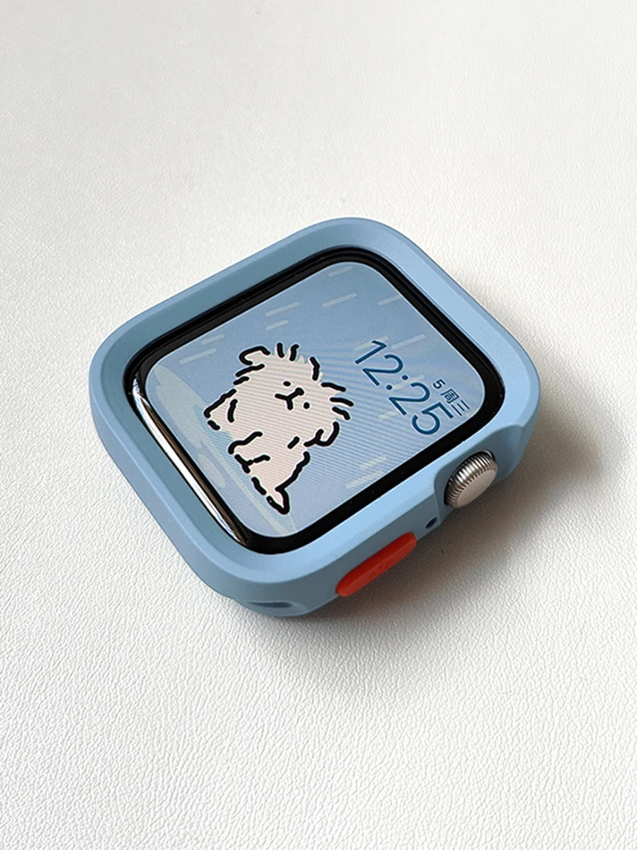 Candy Silicone Apple Watch Case & Strap - Protective Band Cover for Series 11 10 9 8 7 SE 6 5 4 Ultra 49mm 45mm 41mm 44mm 40mm