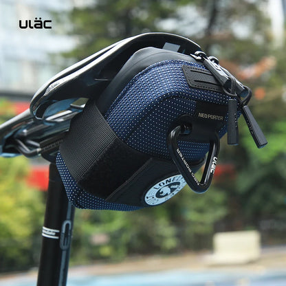 ULAC 0.5L Waterproof Bicycle Saddle Bag — Mini Shockproof MTB Seatpost Rear Pack Tail Pouch