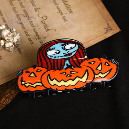 Muweordy Horror Series Hair Claw | Halloween Clown Crab Hair Clip for Women