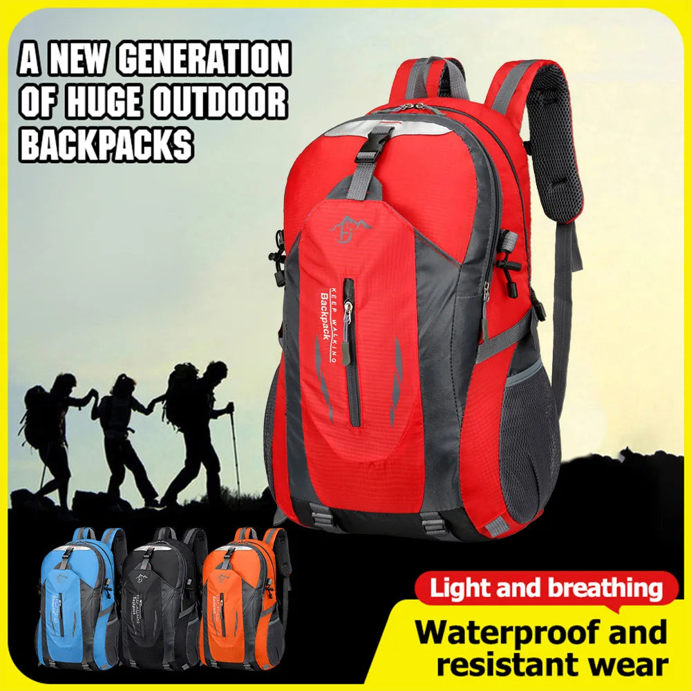 40L Waterproof Hiking Backpack – Lightweight Outdoor Trekking & Travel Daypack for Men and Women