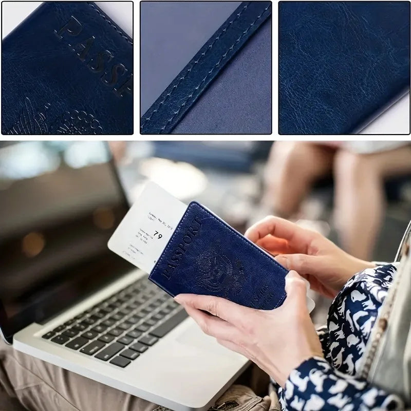 Leather Car Registration & Insurance Holder – Men's Driving License Cover, Auto Documents & Credit Card Storage Bag