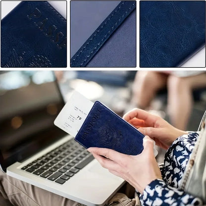 Leather Car Registration & Insurance Holder – Men's Driving License Cover, Auto Documents & Credit Card Storage Bag