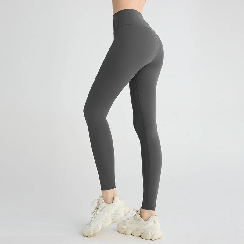 Naked Feeling Yoga Leggings for Women – High-Waisted Hip Lifting Fitness, Running & Cycling Pants