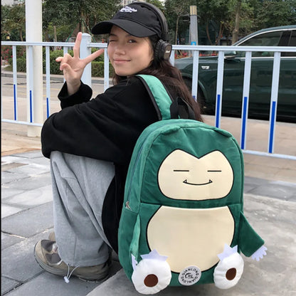 MINISO Switch Pokémon Cappy Beast Plush Backpack — Large Capacity Couple Bag, Anime Toy Storage & Gift Accessory